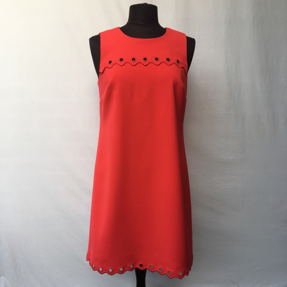 Like New J. Crew Red Grommet Dress Sz6